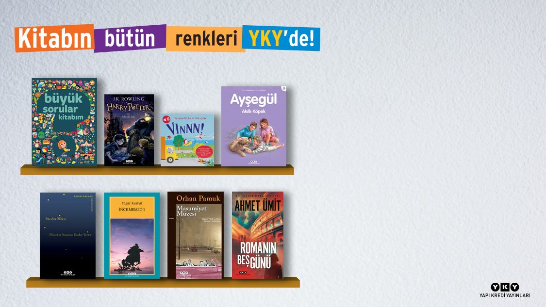 Yapı Kredi Yayınları’ndan yapacağınız alışverişlerinizde peşin fiyatına 4 aya varan taksit fırsatı!