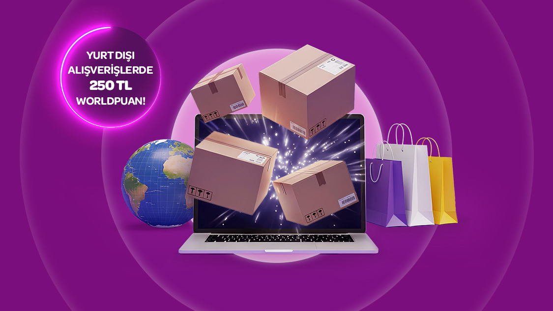 Toplam varlığınız 1 Milyon TL üzerinde ise, 20 Nisan – 19 Mayıs 2026 tarihleri arasında Mastercard logolu kartınız ile online olarak tek seferde yapacağınız 5.000 TL ve üzeri yurt dışı harcamanıza 250 TL puan kazanma fırsatını kaçırmayın!
